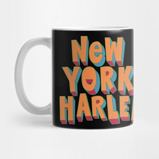 Vibrant Harlem Vibes: Dive into the Hip, Colorful Design of NYC's Iconic Neighborhood Mug